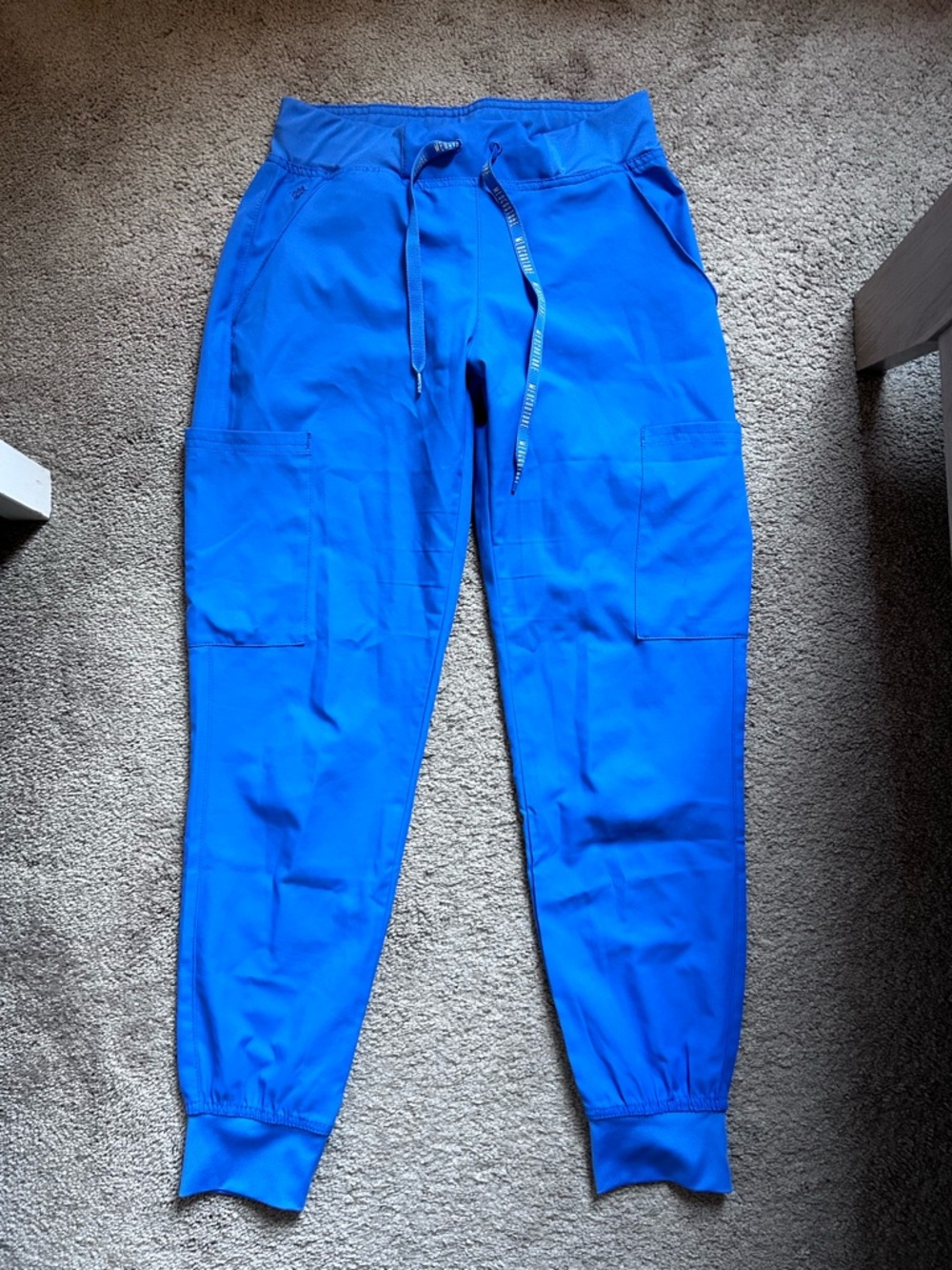 Med Couture Ceil Blue Jogger Scrub Pants
